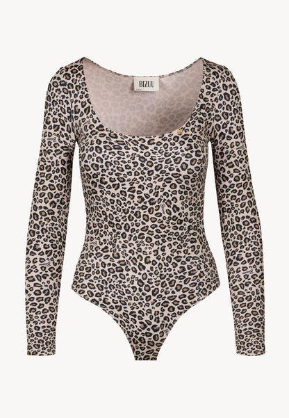 SANDY leopard print body, brown