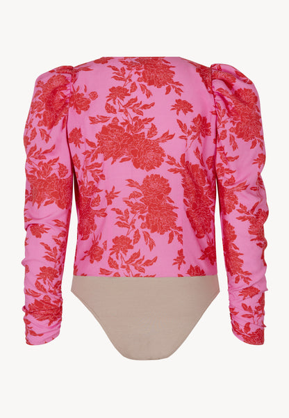 Pink floral envelope body ALIBA