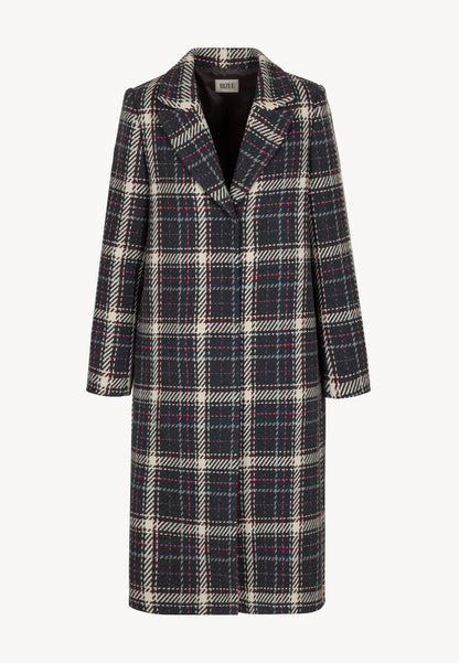 Grey women's checkered coat by WILDY