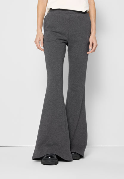 Graphite sweatpants with wide legs TEIA