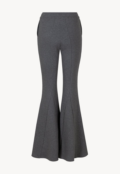 Graphite sweatpants with wide legs TEIA