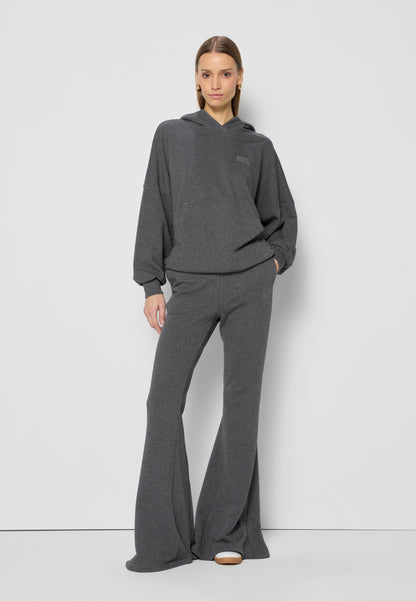 Graphite sweatpants with wide legs TEIA