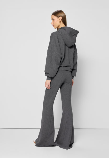 Graphite sweatpants with wide legs TEIA