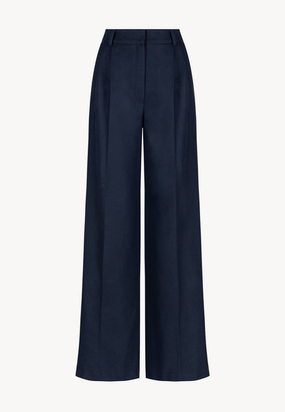 Navy blue women's suit pants REBE