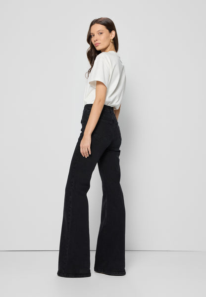 Black women's denim bell bottoms BELINNA