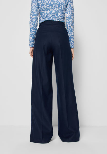 Navy blue women's suit pants REBE