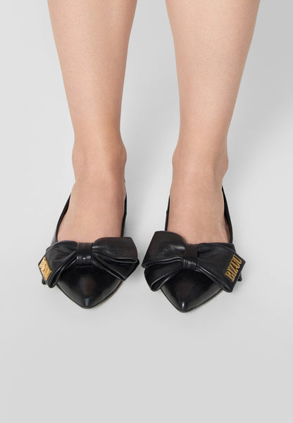 Women's leather ballerinas with bow LAVIE