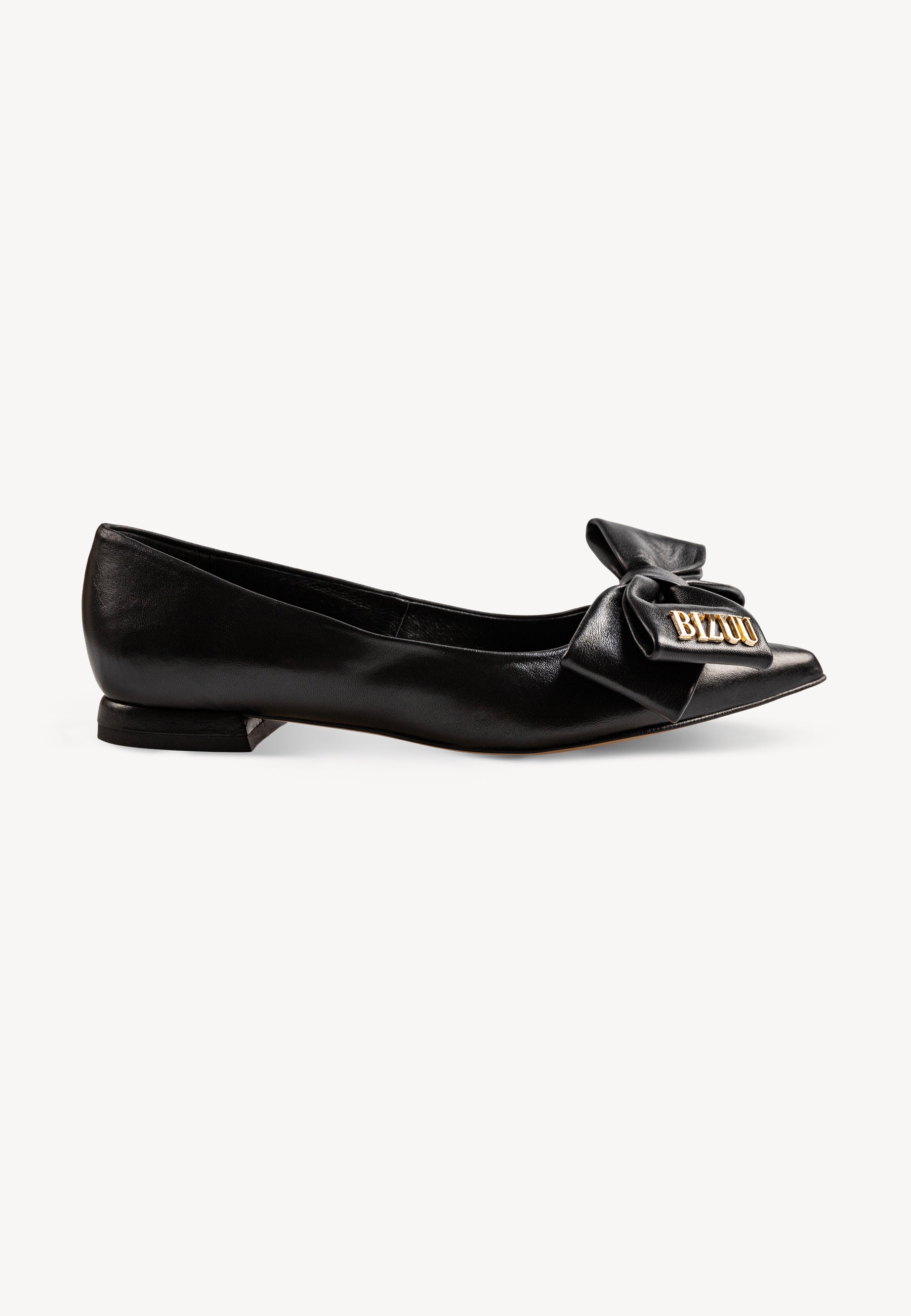 Women's leather ballerinas with bow LAVIE – Bizuu