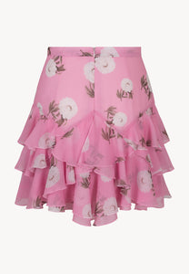 Mini skirt with floral print CANDICE
