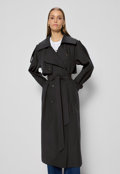 Trench coat in dark brown color RACHELII