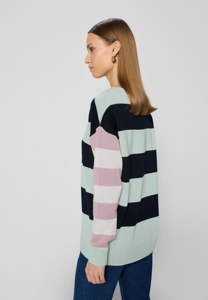 Women's striped sweater CALAMEA