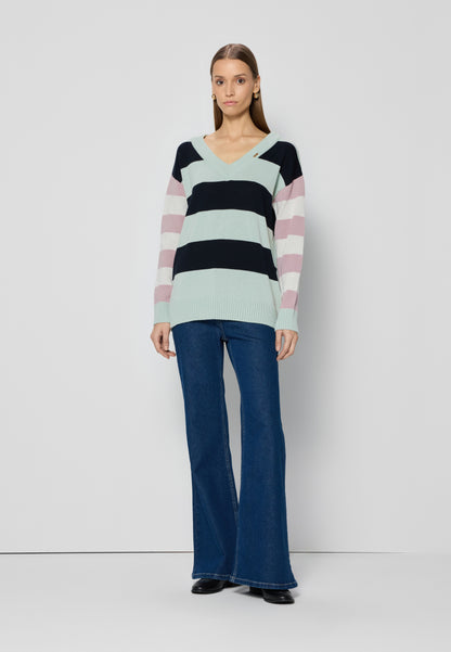 Women's striped sweater CALAMEA