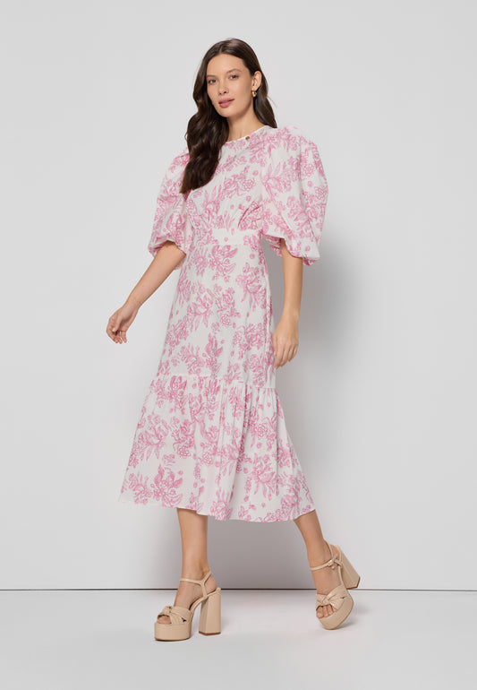 Midi cotton dress MOSELLE