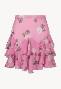 Mini skirt with floral print CANDICE