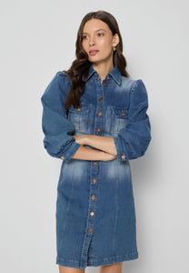 Blue denim mini dress NIGANA