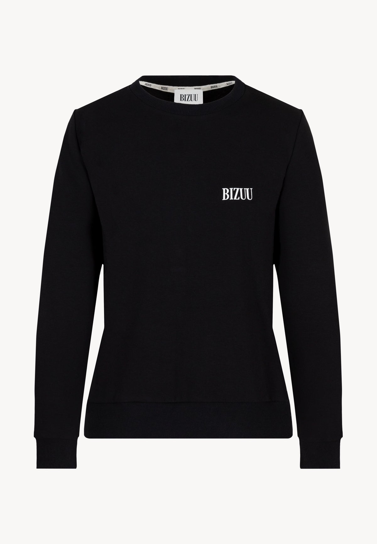 FJORD logo embossed sweatshirt black
