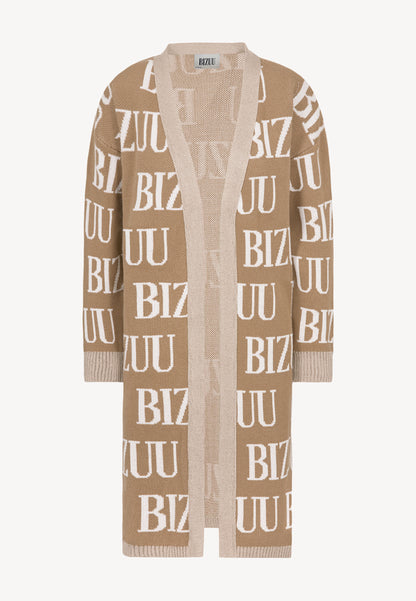 CHIOS beige long cardigan