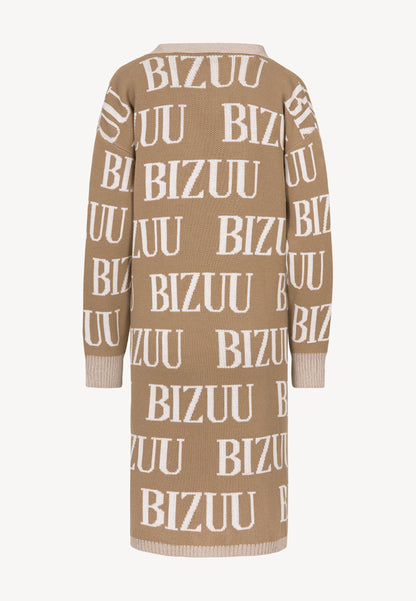 CHIOS beige long cardigan