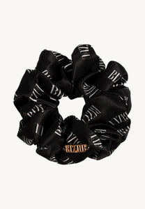 SILKY multicolor logo silk hair elastic band