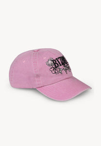 Pink baseball cap with logo ZANE