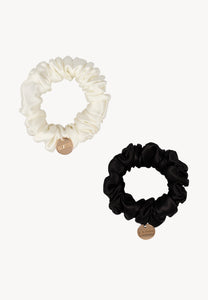 Set of silk hair elastics ALLY
