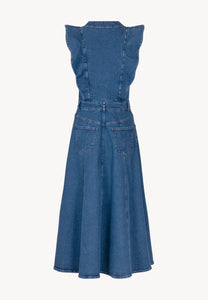 Midi denim dress AIDEN blue