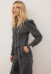 MENDINA gray denim jumpsuit