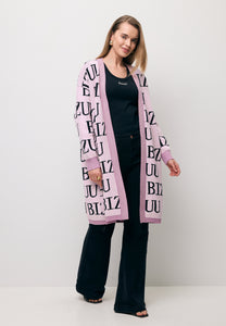 CHIOS pink long cardigan