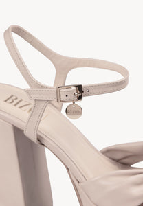 Beige platform sandals RUSTY