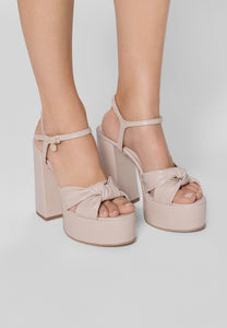 Beige platform sandals RUSTY