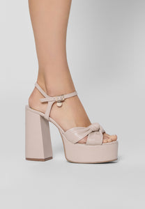 Beige platform sandals RUSTY
