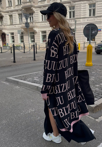 CHIOS long black cardigan