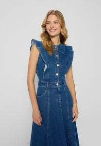 Midi denim dress AIDEN blue