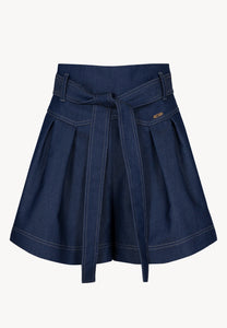 Denim shorts with wide legs KANDYS navy blue