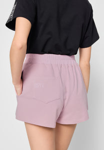 Pink sweat shorts with logo and pockets ETHIES