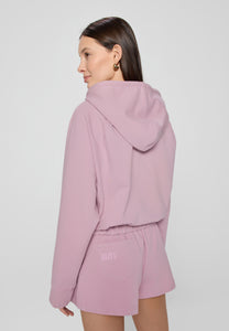 Pink sweat shorts with logo and pockets ETHIES