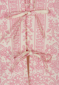 Cotton blouse with ruffles ALIANNA pink