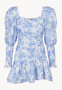 Mini dress in floral print ZOENA blue