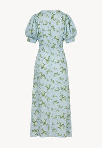 Bizuu TILDA copyright print midi dress, blue