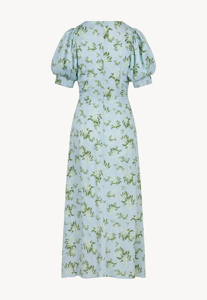 Bizuu TILDA copyright print midi dress, blue