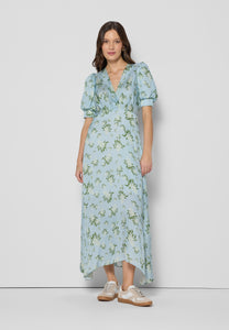 Bizuu TILDA copyright print midi dress, blue