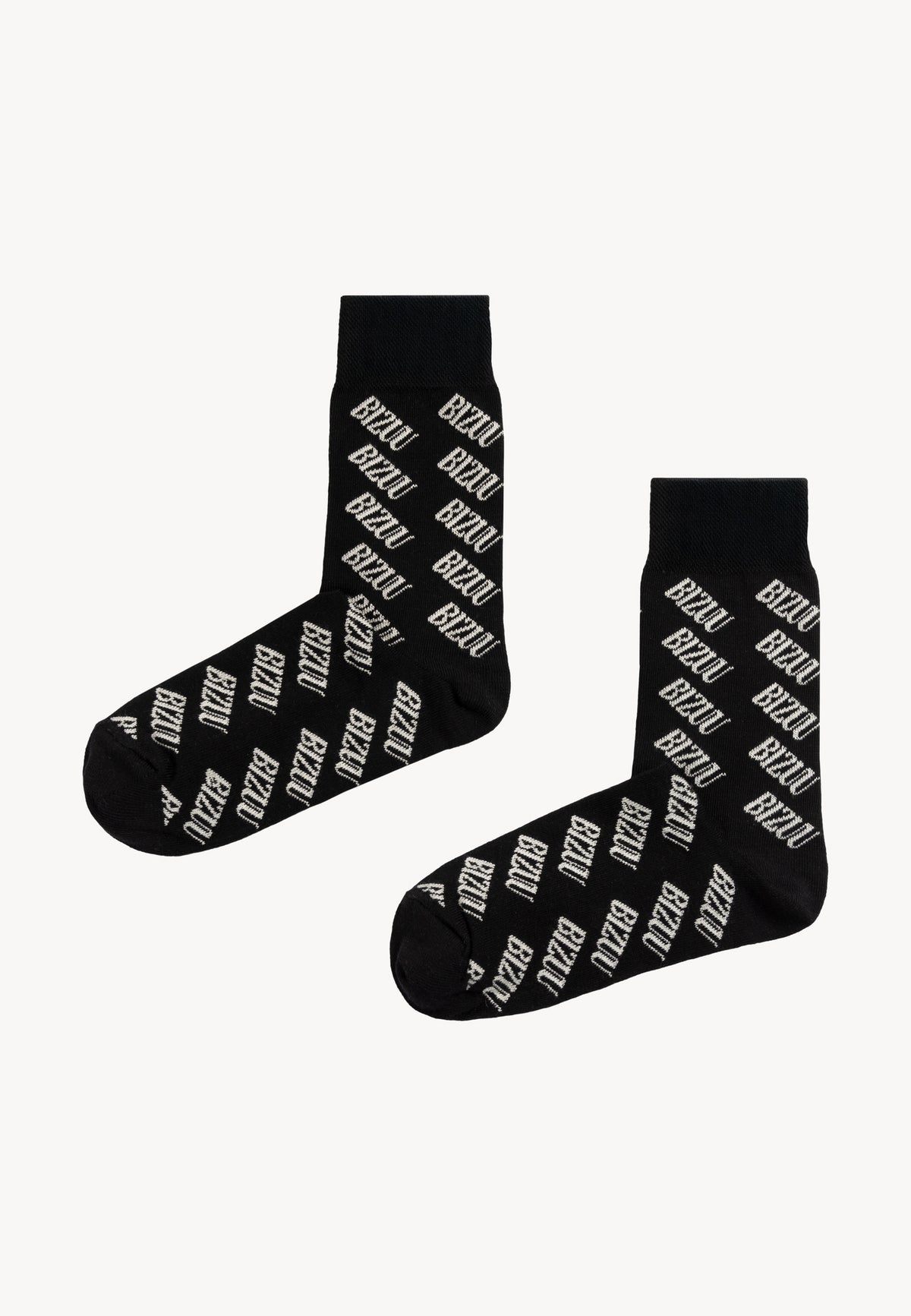 Socks with logo SERAFIL, black
