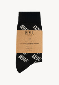 Socks with logo SERAFIL, black