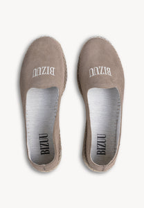 Espadrilles with embroidery Bizuu AYLA taupe