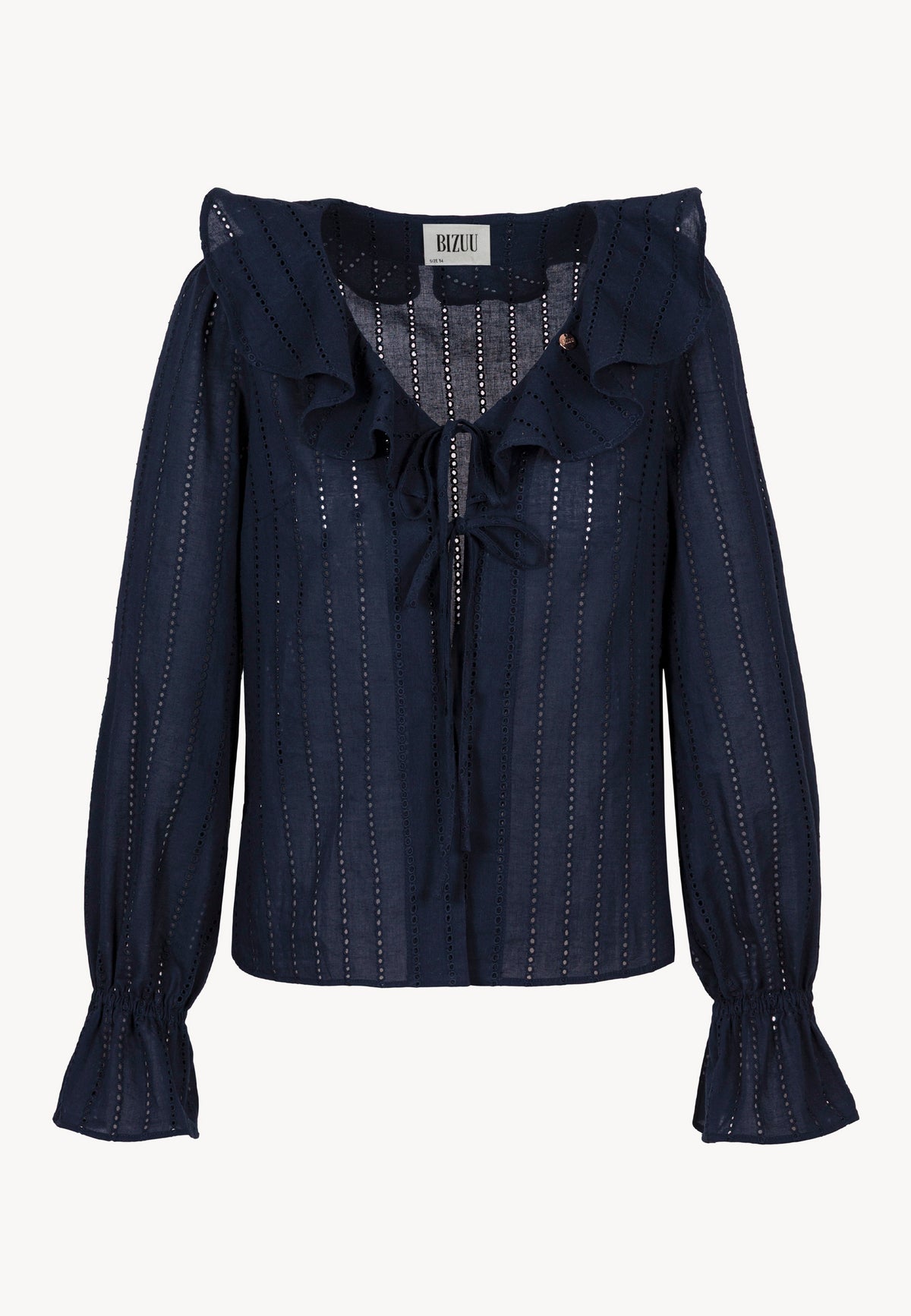 PROVANCE blouse tied at the front.