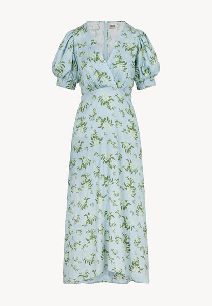 Bizuu TILDA copyright print midi dress, blue