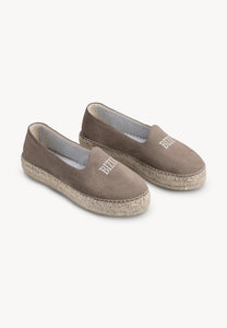Espadrilles with embroidery Bizuu AYLA taupe