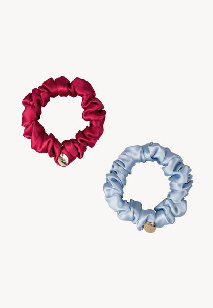 Set of ALLY silk scrunchies