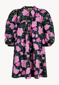 AYOTE pink mini dress with flared hem