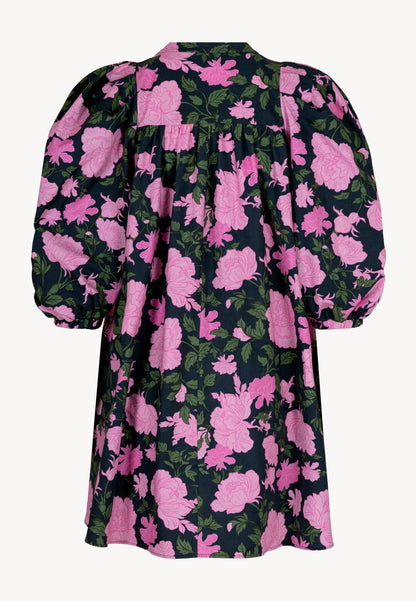 AYOTE pink mini dress with flared hem